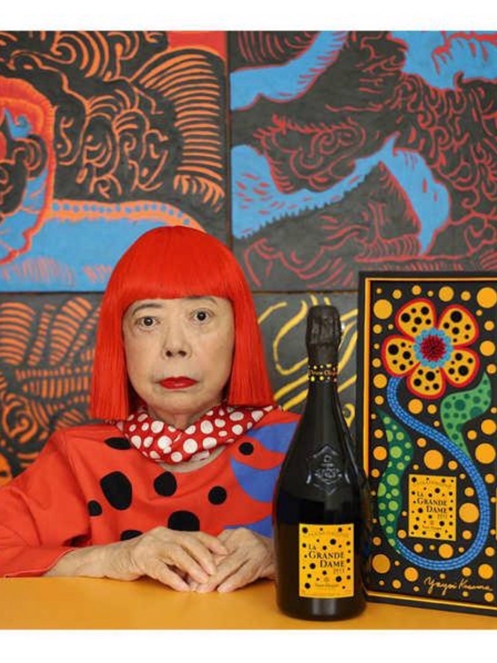 Veuve Clicquot La Grande Dame 2012 Yayoi Kusama Limited Edition Empty Champ Box - Picture 8 of 8